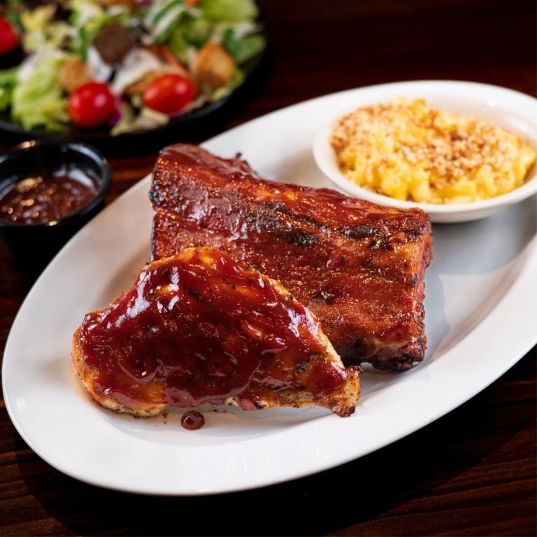 BBQ Chicken & Ribs Half Rack