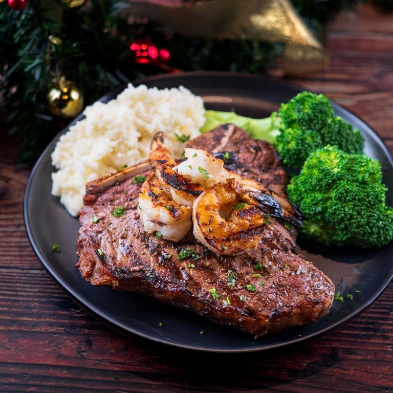 Porterhouse and Sea Entree